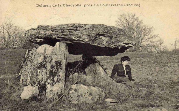 Le Dolmen de la Chadrolle, ne le cherchez pas, il n'y est plus ! 