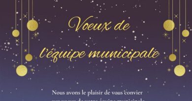 Cérémonie des vœux : le 9 janvier 2026 à la Maison du Temps Libre