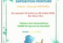 L’exposition de peinture est ouverte !